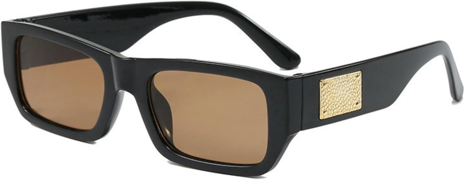 

Солнцезащитные очки Willochra в стиле ретро, ​​квадратной формы, для мужчин и женщин, модные в 90-х, с толстой прямоугольной оправой, черные, с защитой от УФ-излучения UV400, C2