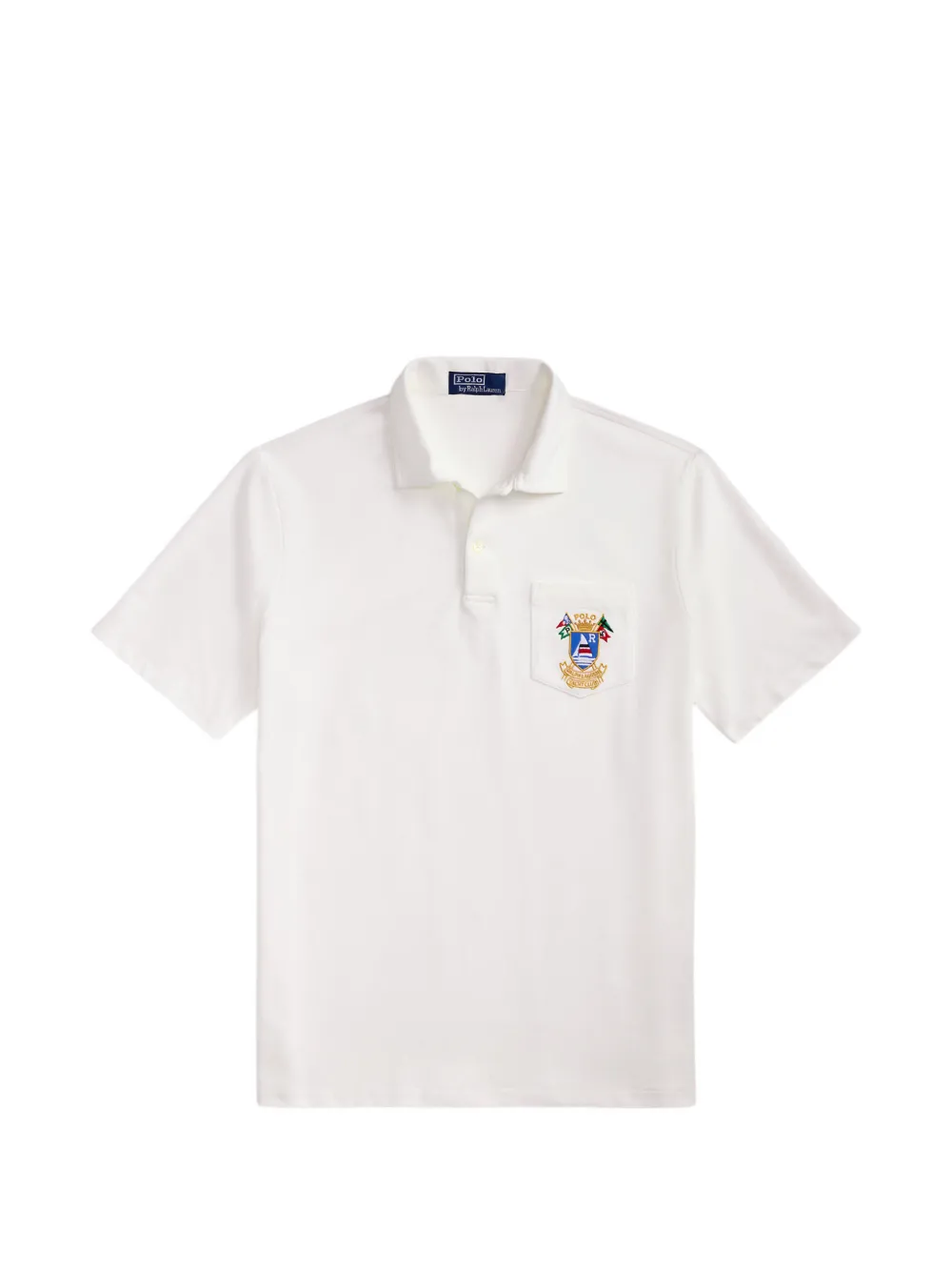 Рубашка поло с накладным карманом Polo Ralph Lauren, бежевый