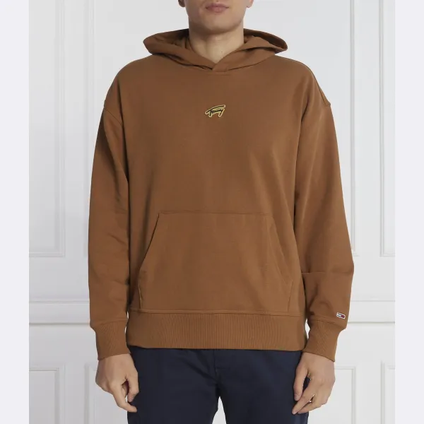 

Фирменная толстовка свободного кроя Tommy Hilfiger, коричневый