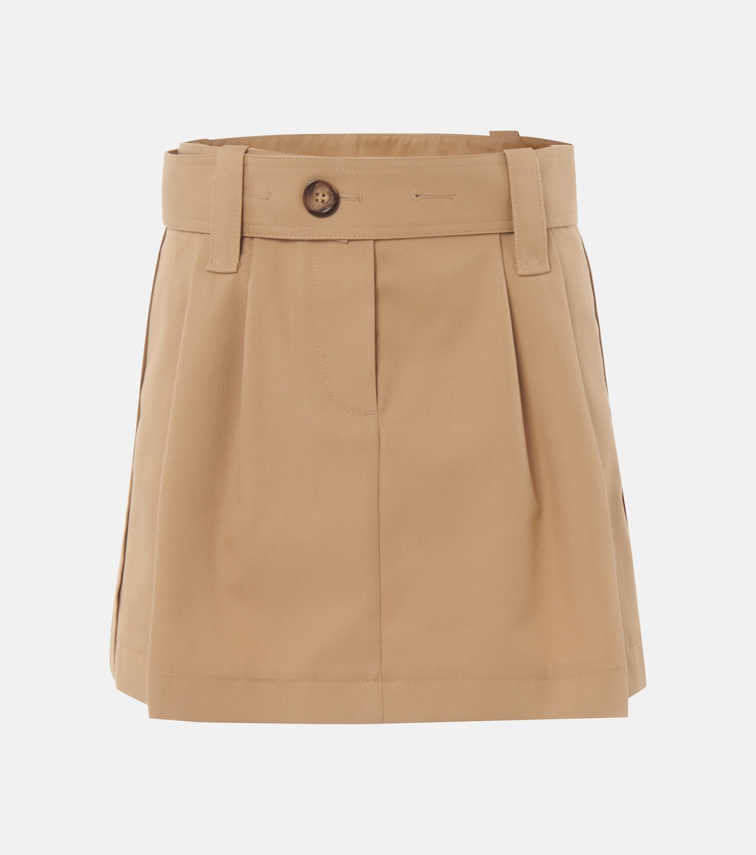 

Юбка-мини из габардина с поясом Moncler, 235 - Beige