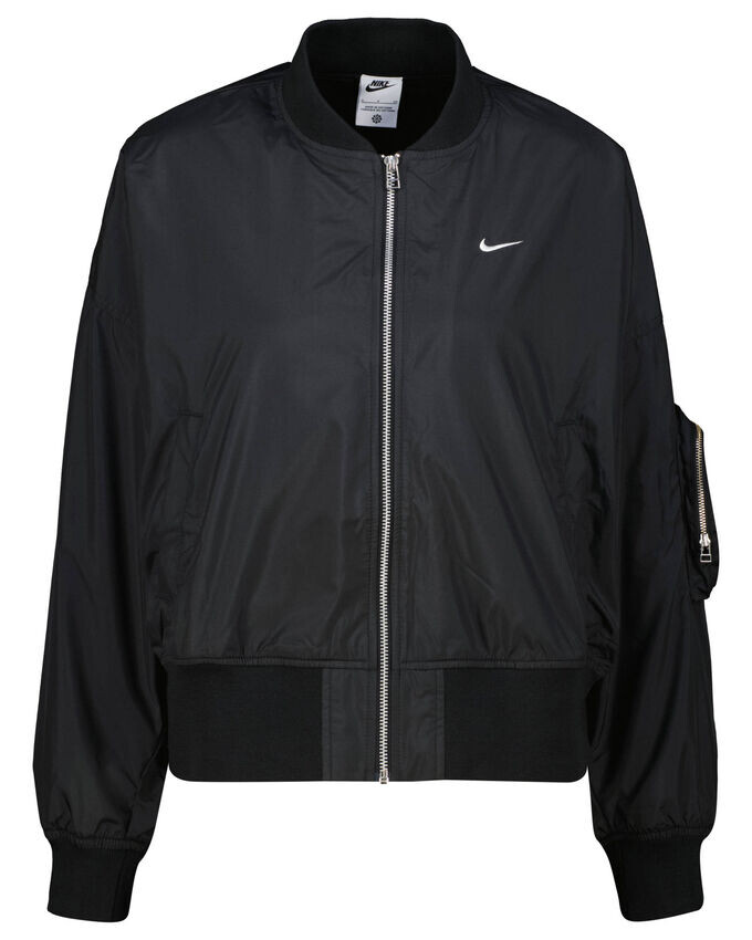 

Куртка-Бомбер оверсайз Nike Sportswear, черный