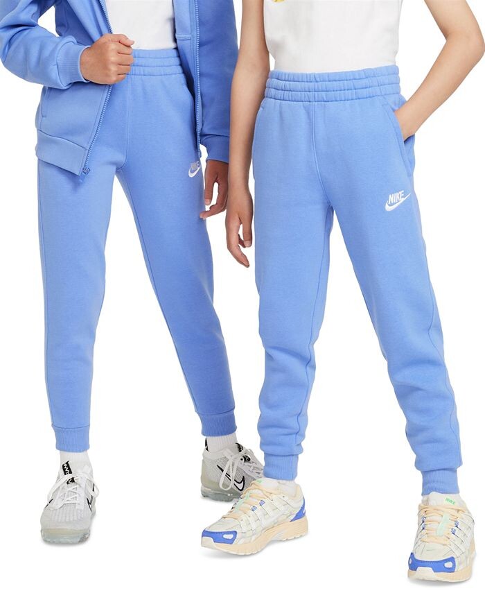 

Флисовые спортивные брюки Big Kids Club Nike, синий