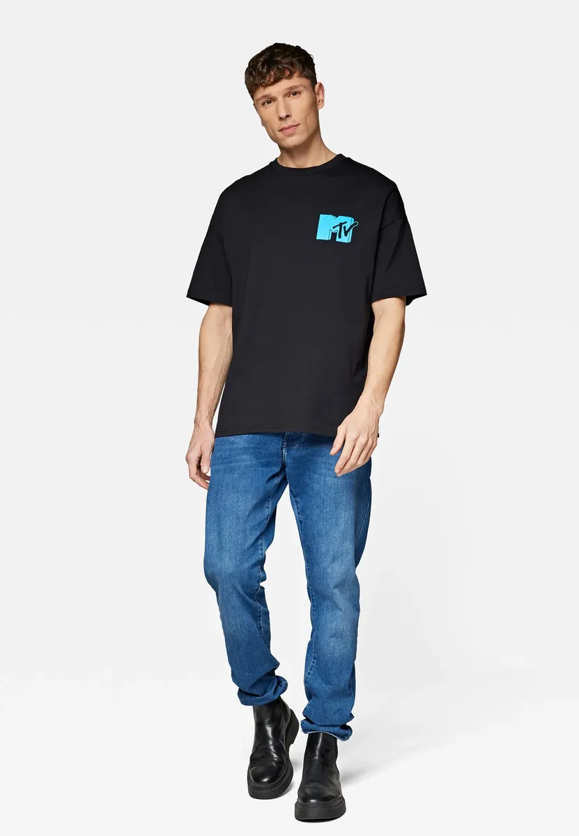 

Футболка Mavi "MTV PRINTED TEE", футболка с принтом MTV, черный