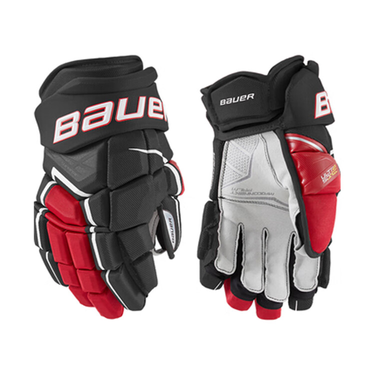 

He Jiagong Перчатки для роллербола Ice Ball S21 X, детские, для сухого льда [черно-красные], 14 дюймов [Supersonic]