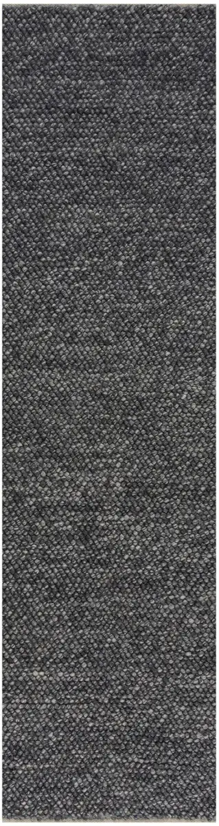 

FLAIR RUGS дорожка "Minerals", прямоугольная, ковер из смесовой шерсти, узор с узлами, в крапинку 60х230 см, темно-серый