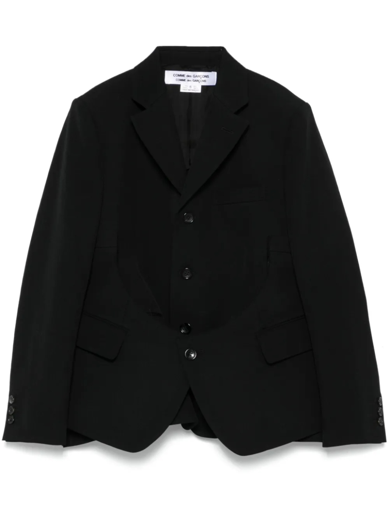 

Comme Des Garçons Блейзер Comme Des Garçons с вырезами Comme Des Garçons Comme Des Garçons, черный