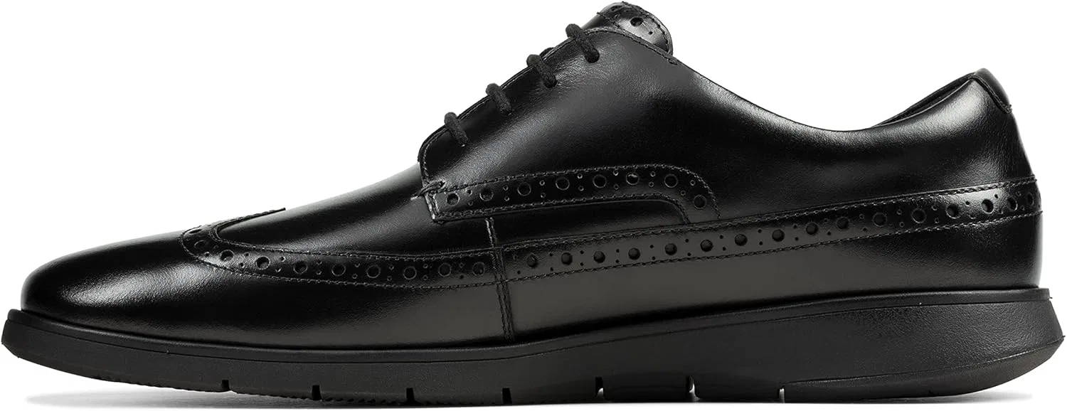 Мужские дерби Clarks Helston Limit, Black Leather — фото 4