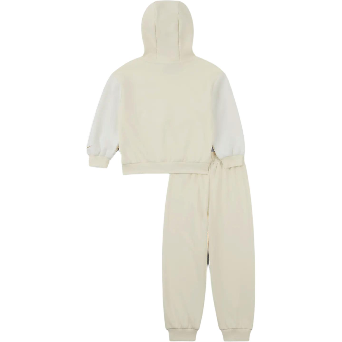 Nike Повседневная спортивная одежда уютный комфорт light ivory white для детей 3-7 лет — фото 4