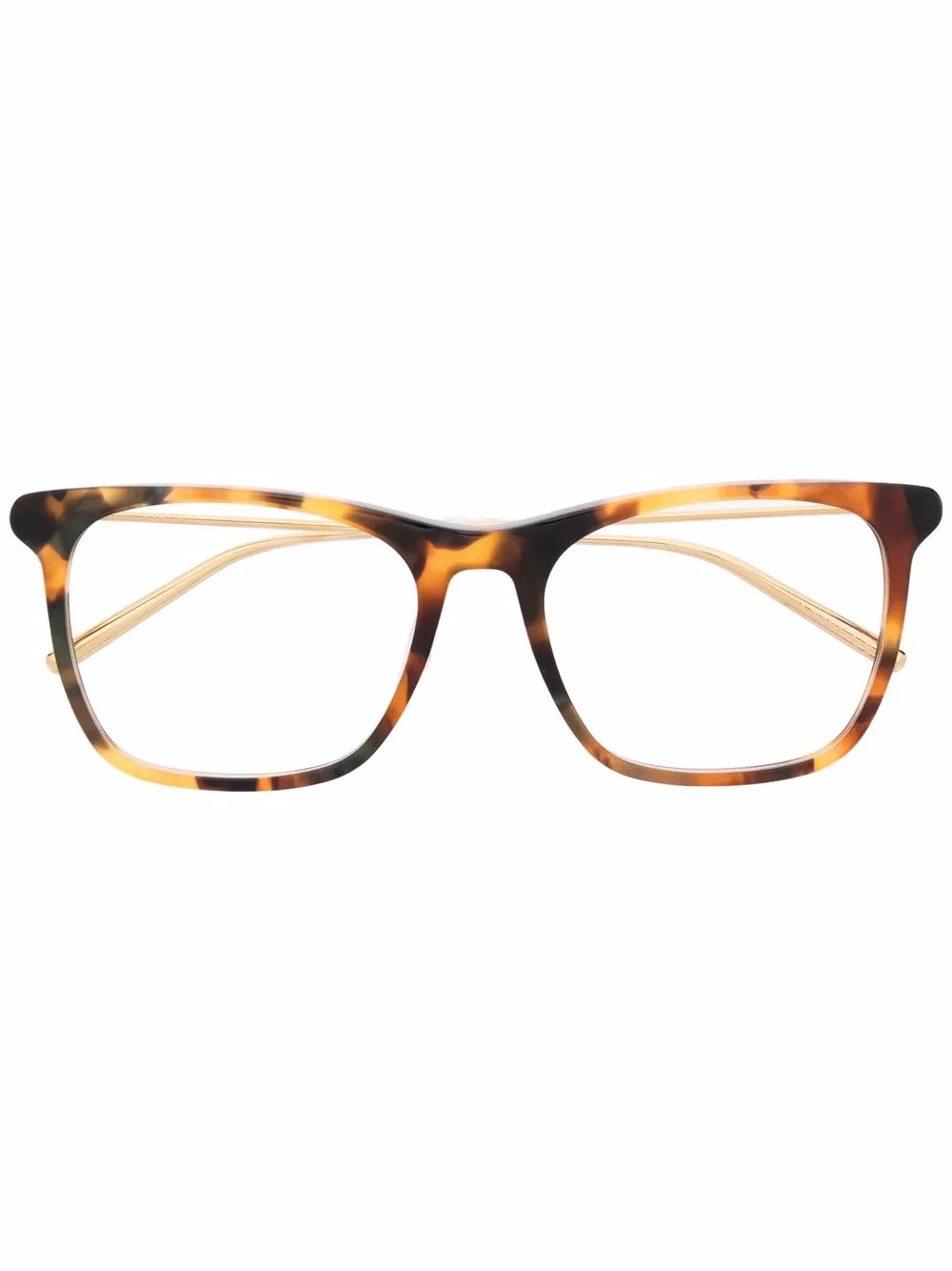 

Очки в оправе черепаховой расцветки Boucheron Eyewear, коричневый