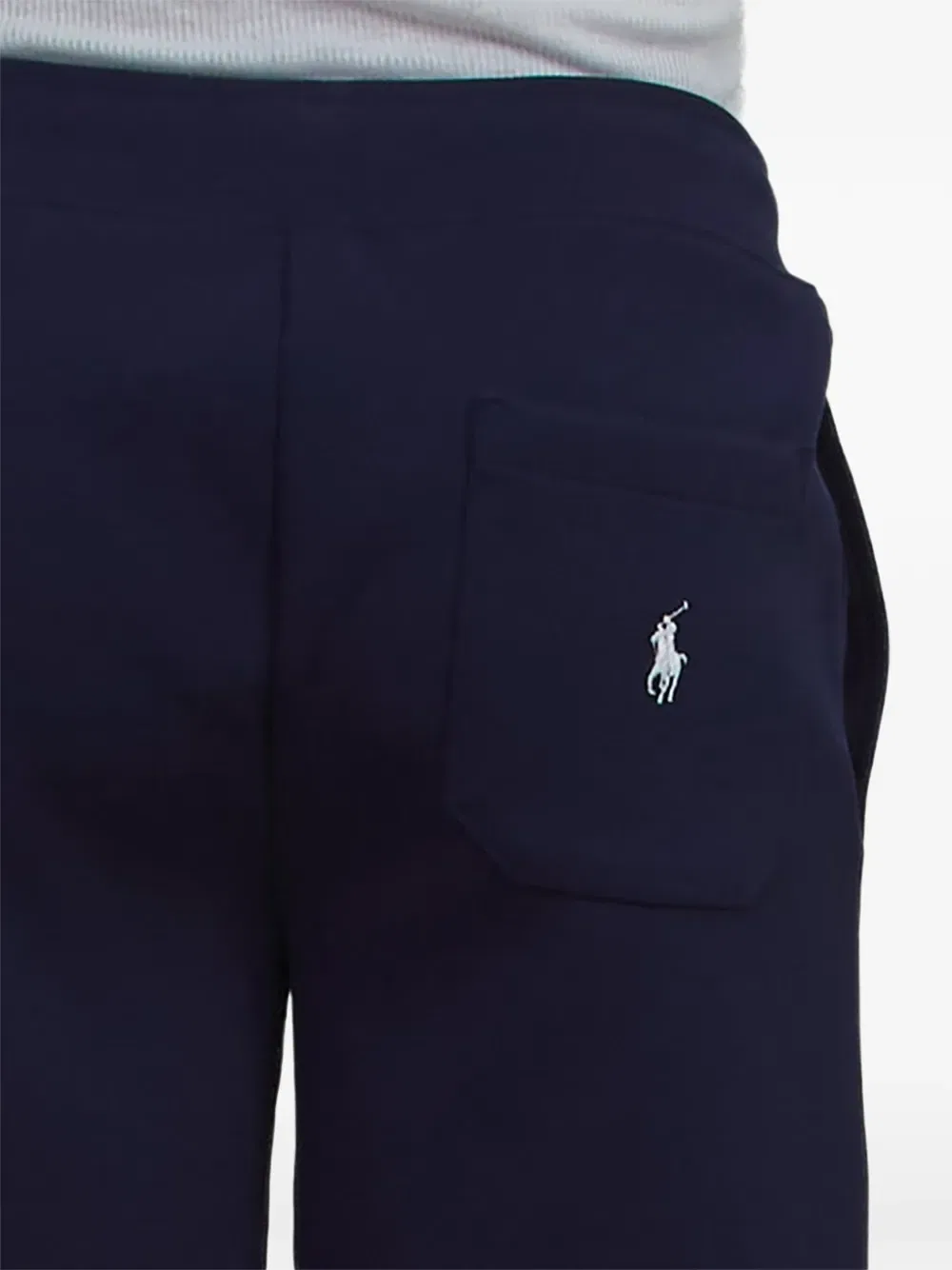 Шорты из двойной вязки с логотипом Polo Ralph Lauren, синий — фото 2