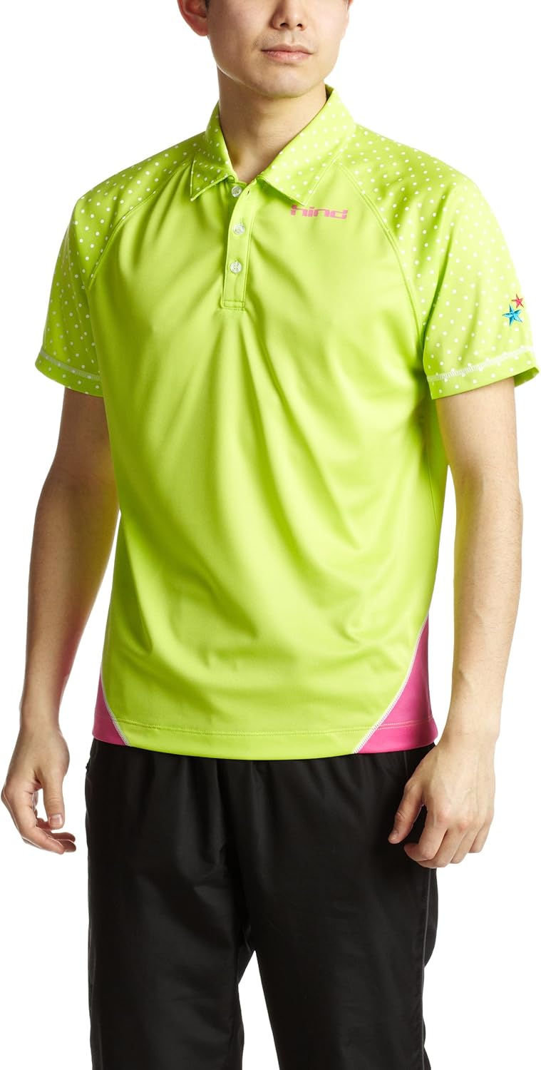 

Рубашка-поло с коротким рукавом в горошек Hind, зеленый/желтый