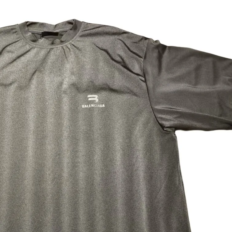 Футболка Regular Fit Unisex Balenciaga, серый — фото 4
