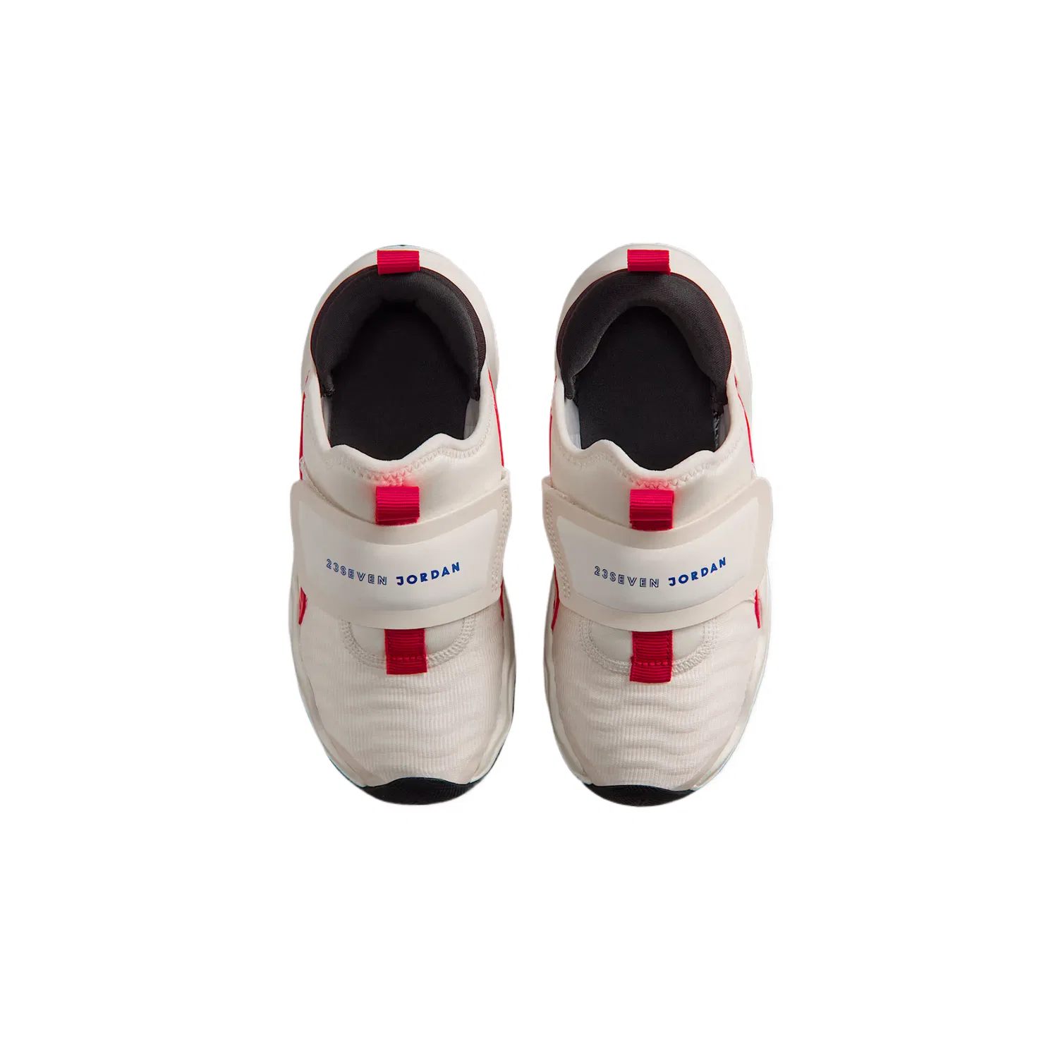 Кроссовки детские из искусственной кожи и текстиля 23/7.2 Jordan, Phantom Gray White/Gray Black/University Red/Game Royal Blue — фото 4