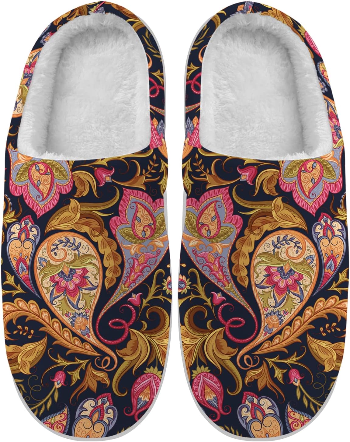 

Домашние тапочки Ciadoon для женщин и мужчин с драконом, с памучной вставкой и мягким мехом, зимние сандалии, подарочные тапочки, розовый