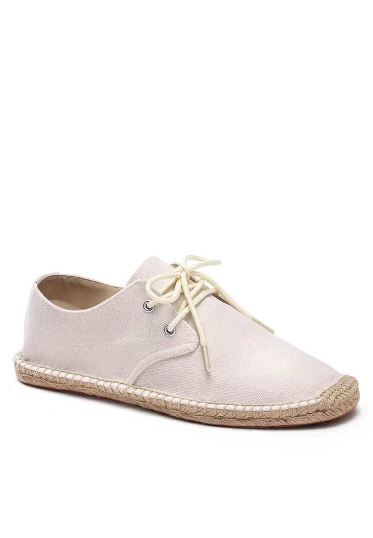 Мужские эспадрильи на шнуровке QZ-S55 Twenty Eight Shoes, белый — фото 2