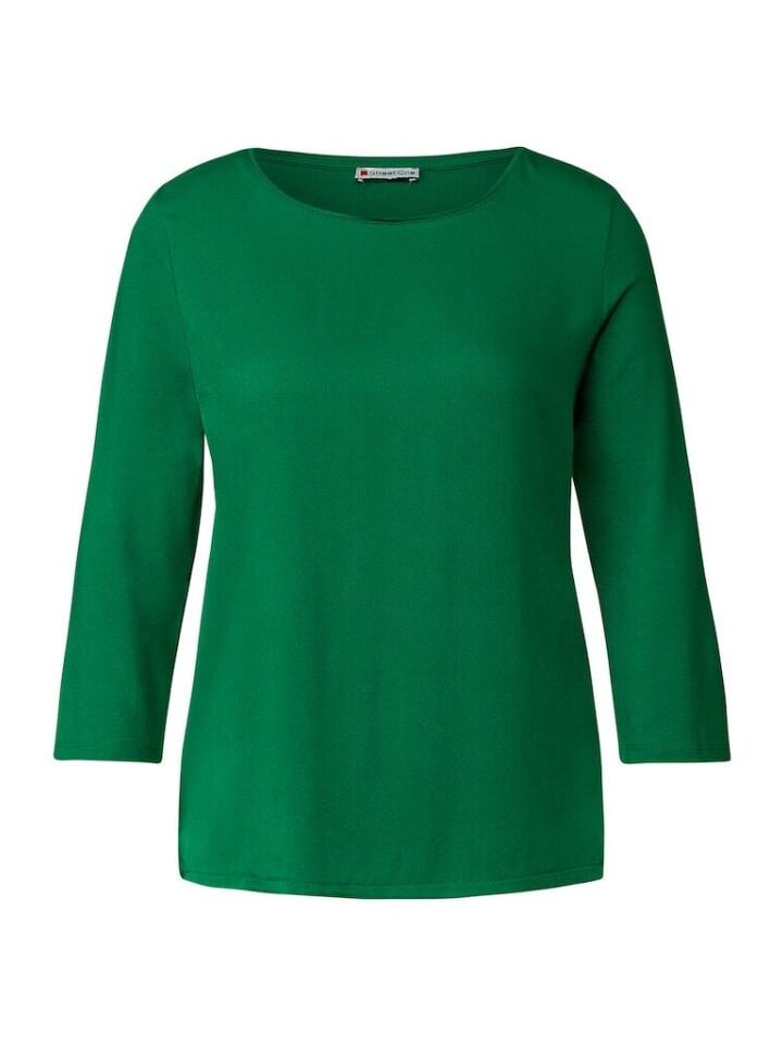 

Лонгслив Street One Langarmshirt, цвет brisk green