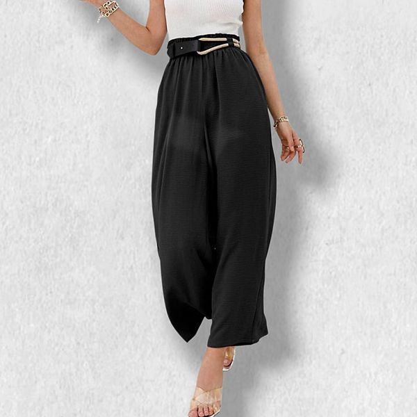 

Женские брюки с высокой талией и широкими штанинами Elitespirit, Red