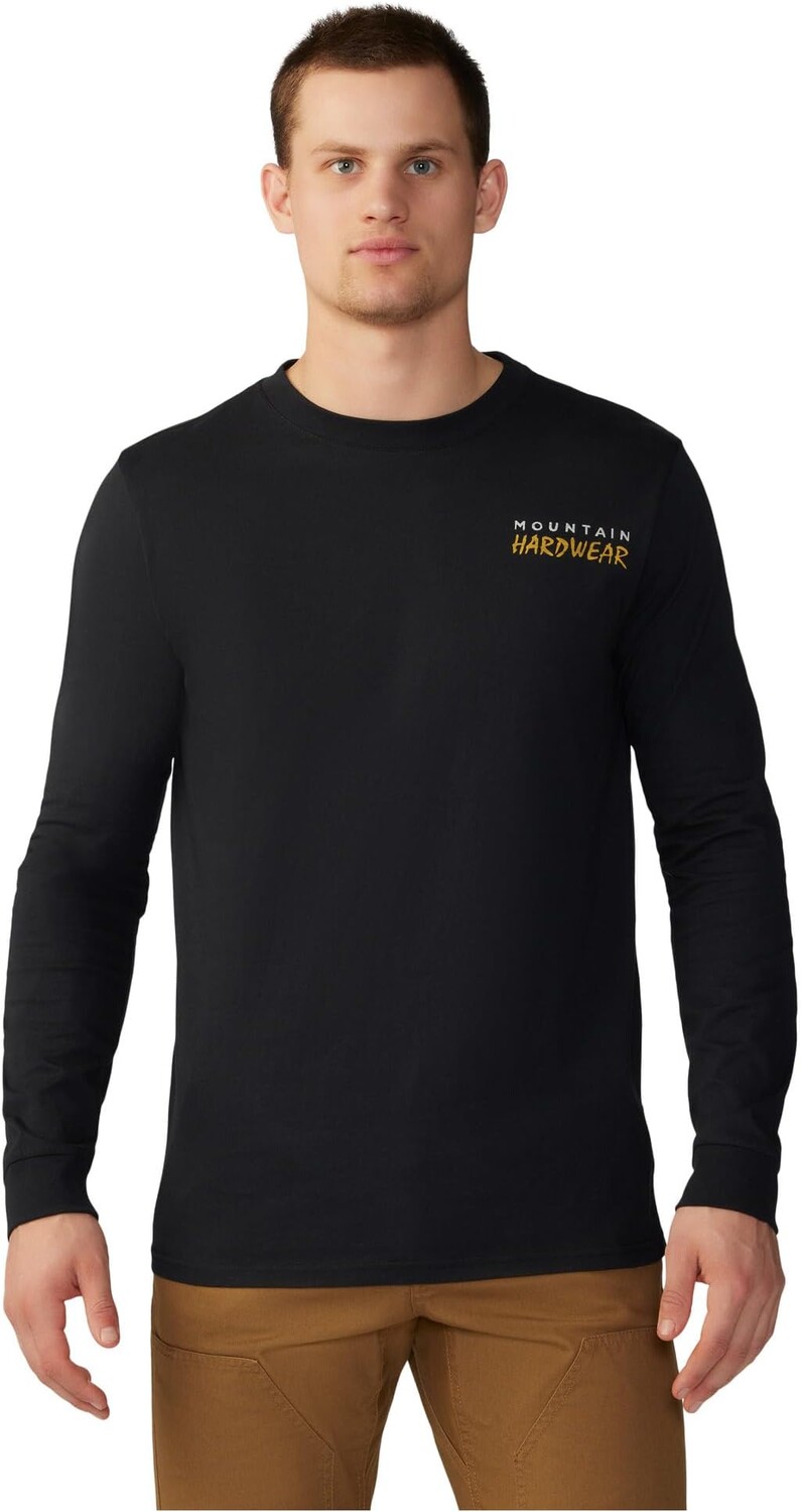 

Футболка Mountain Hardwear Logo LandscapeLong Sleeve, черный