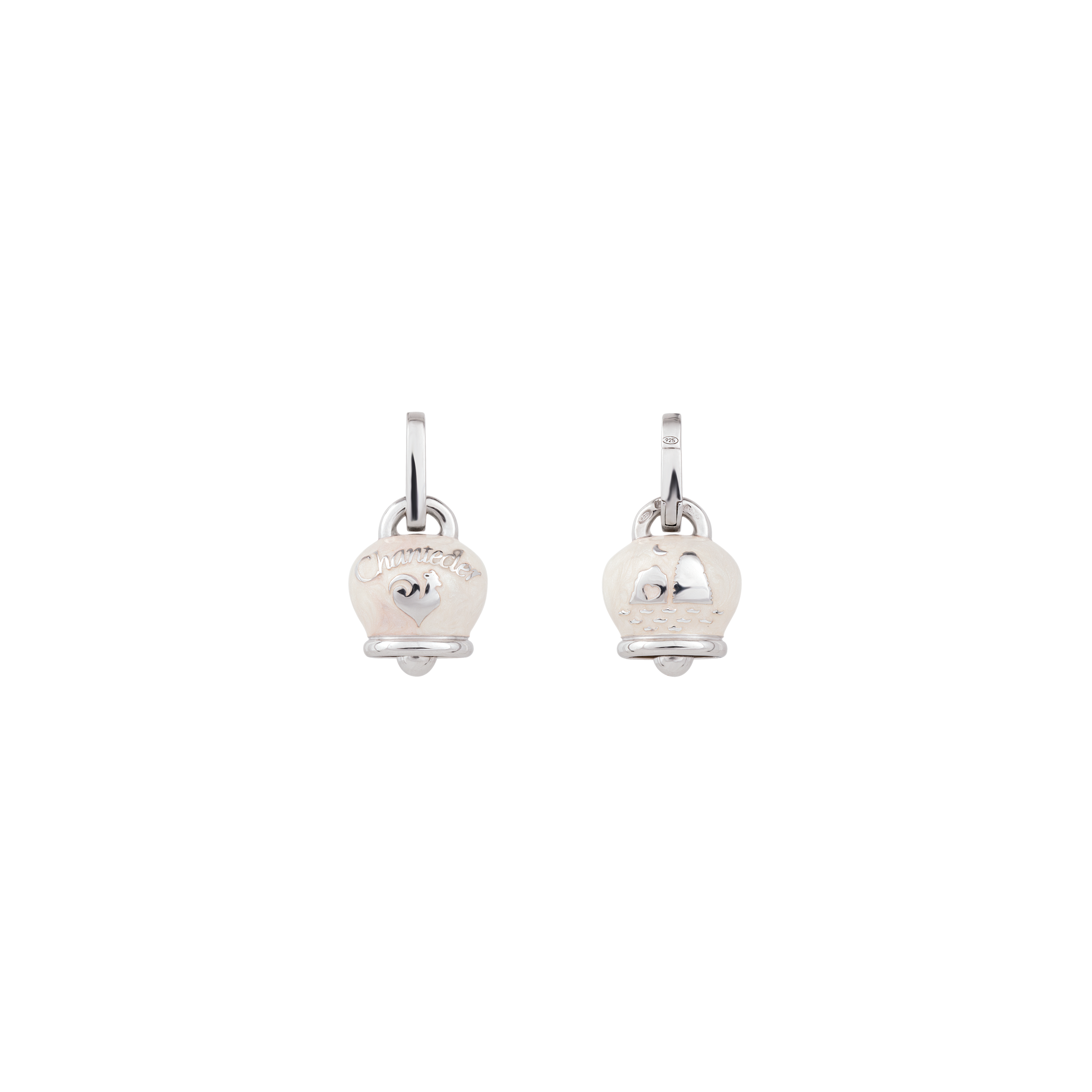 

Подвеска Chantecler Campanella из серебра и белой эмали с изображением Фаральони из Капри