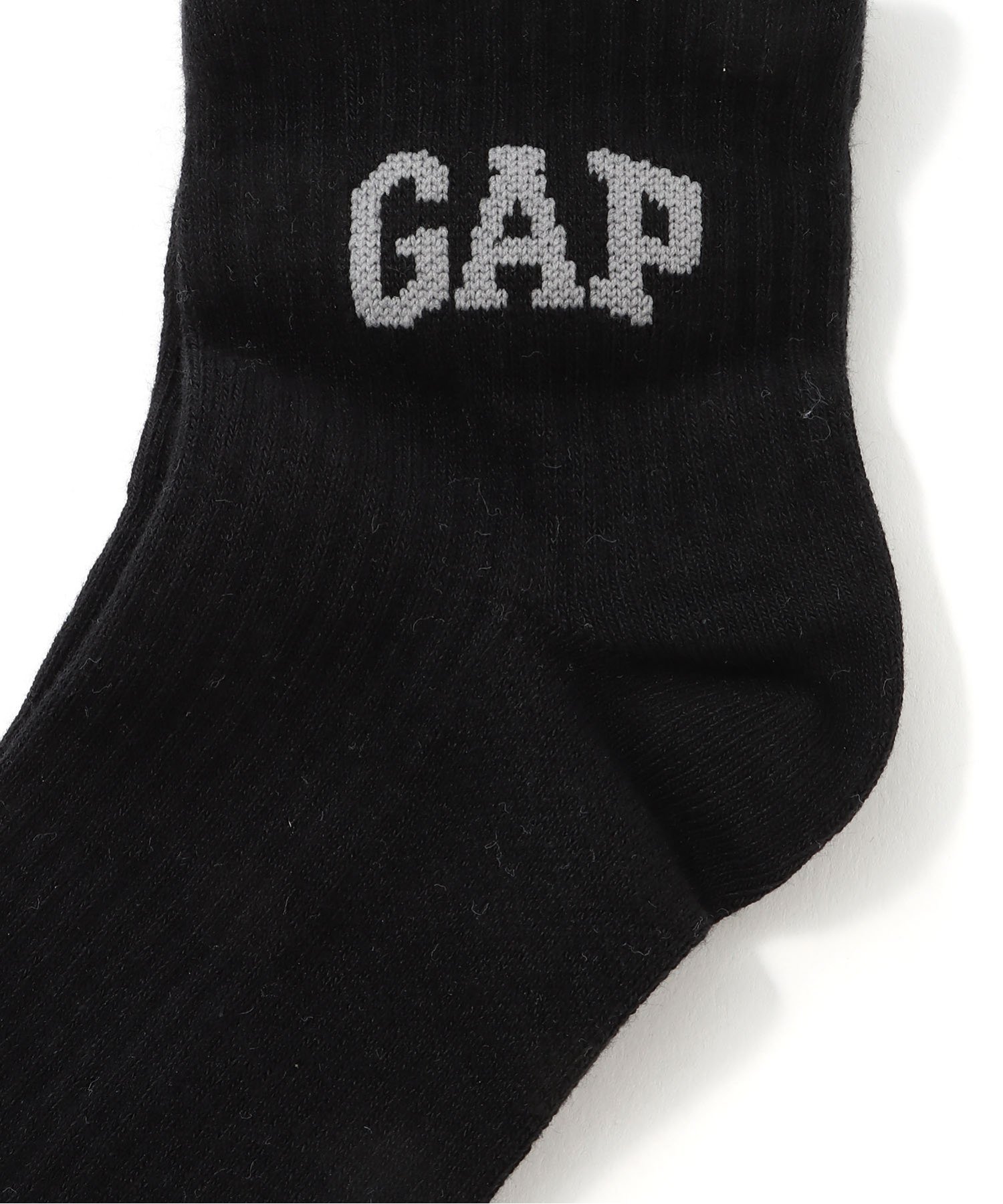 Короткие носки с логотипом (W)GAP, комплект из 2 штук, BLACK_22 — фото 4
