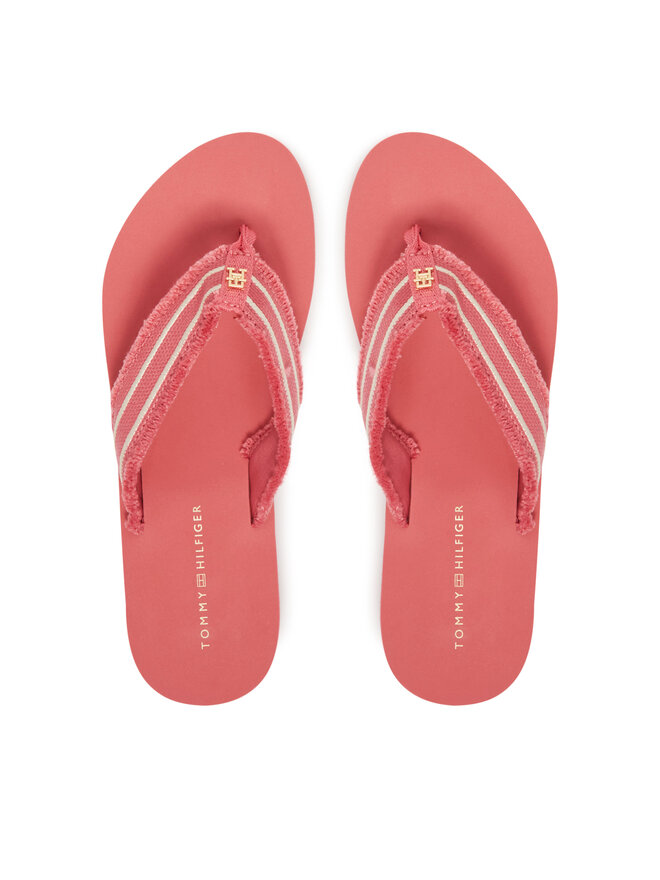 Шлепанцы TH Webbing Beach Sandal FW0FW08739 Tommy Hilfiger, красный