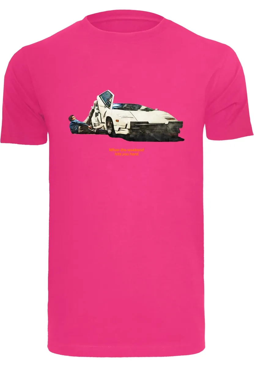 

Футболка Mister Tee "Мужская футболка Weekend Wolf Tee Mister Tee" Mistertee, розовый