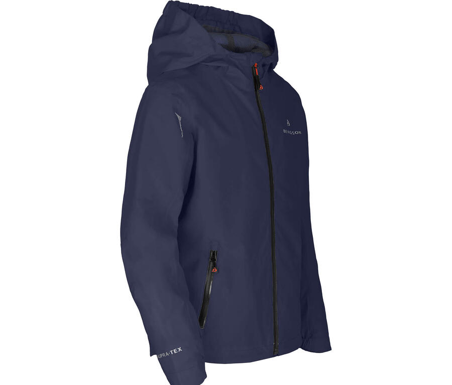 

BERGSON Куртка-дождевик с сетчатой подкладкой, водонепроницаемость 12000 мм водяного столба, синяя