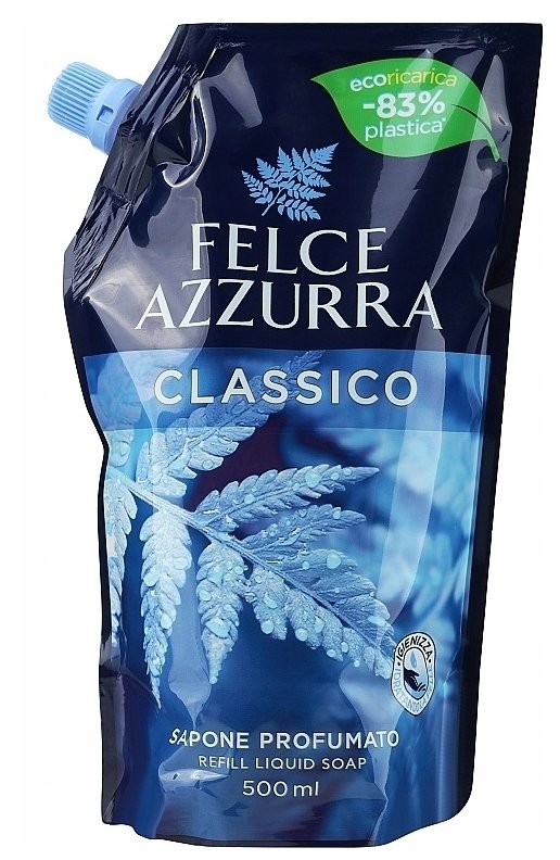 

Felce Azzurra, Classico, жидкое мыло, сменный блок, 500 мл