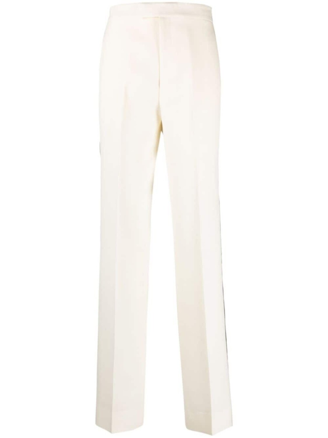 

Gucci side-stripe wool trousers, белый