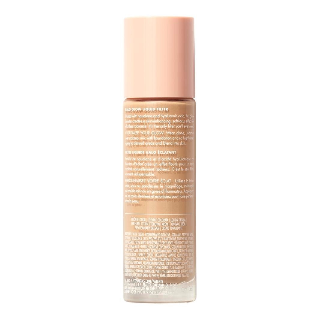 Тональный крем для лица halo glow liquid filter Elf Cosmetics, 2 - fair/light, объем 31.5 мл — фото 3