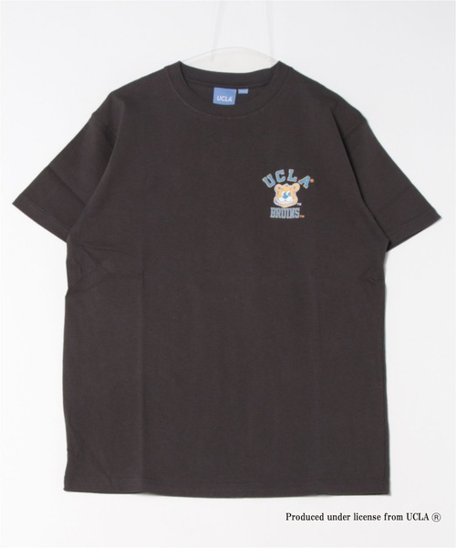 

Футболка с коротким рукавом, принт на спине UCLA, угольно-серый