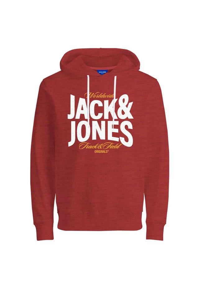 

Толстовка с капюшоном Hoodie Mel Jack & Jones, красный