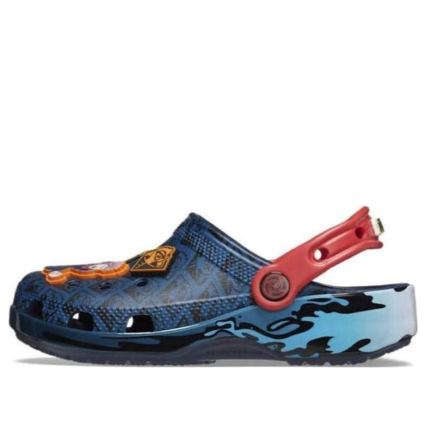 

Кроссовки jujutsu kaisen classic clogs 'blue red' Crocs, синий