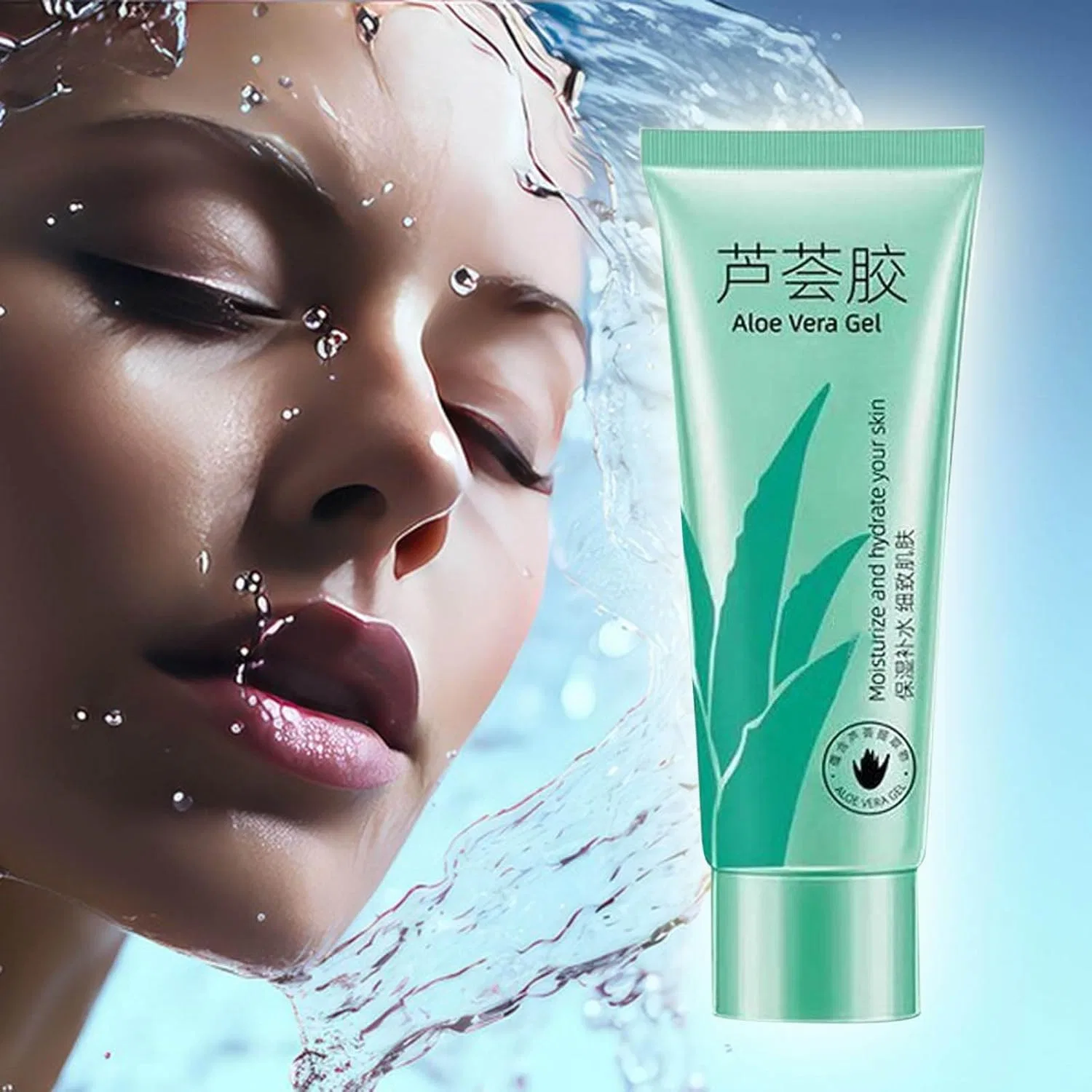 Гель для лица и тела алоэ вера успокаивающий Organic Gel, 50 г Generic — фото 2