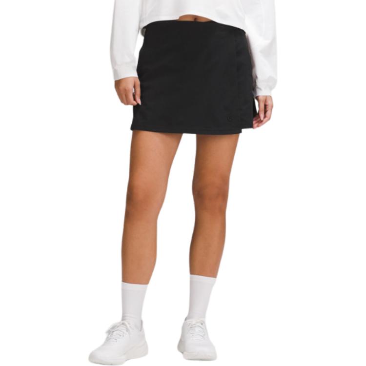 

Повседневная короткая юбка женская Lululemon, черный