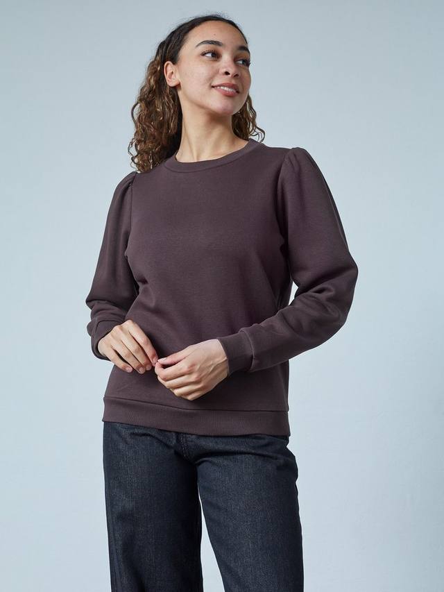 

Поверх худи Peva с пышными рукавами Sisters Point, Dark Chocolate