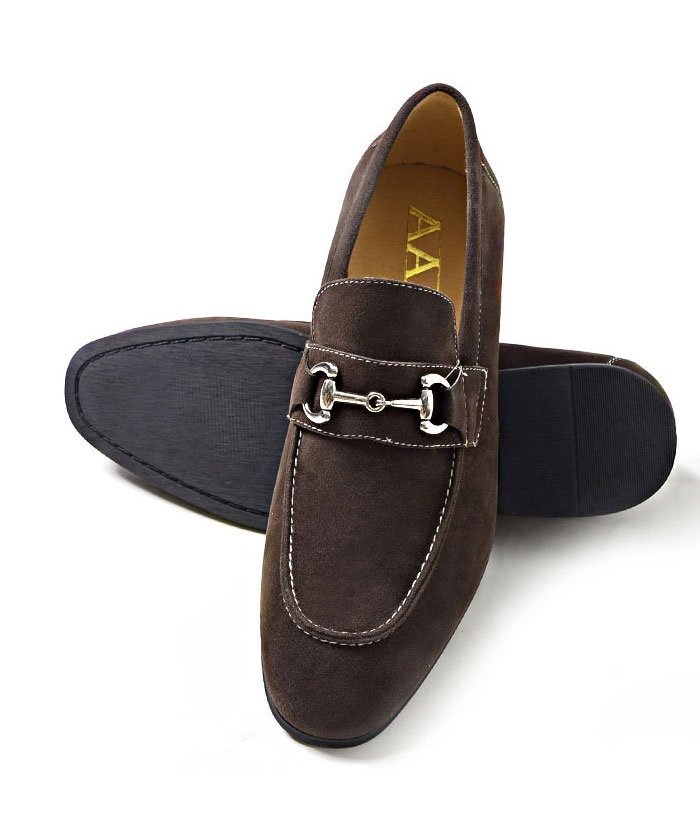 Лоферы SB select из искусственной замши с декоративными элементами, D.BRN (Dark Brown)