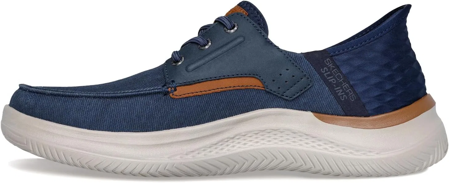 Мужские лоферы Skechers Hasting-Niko, темно-синий — фото 3