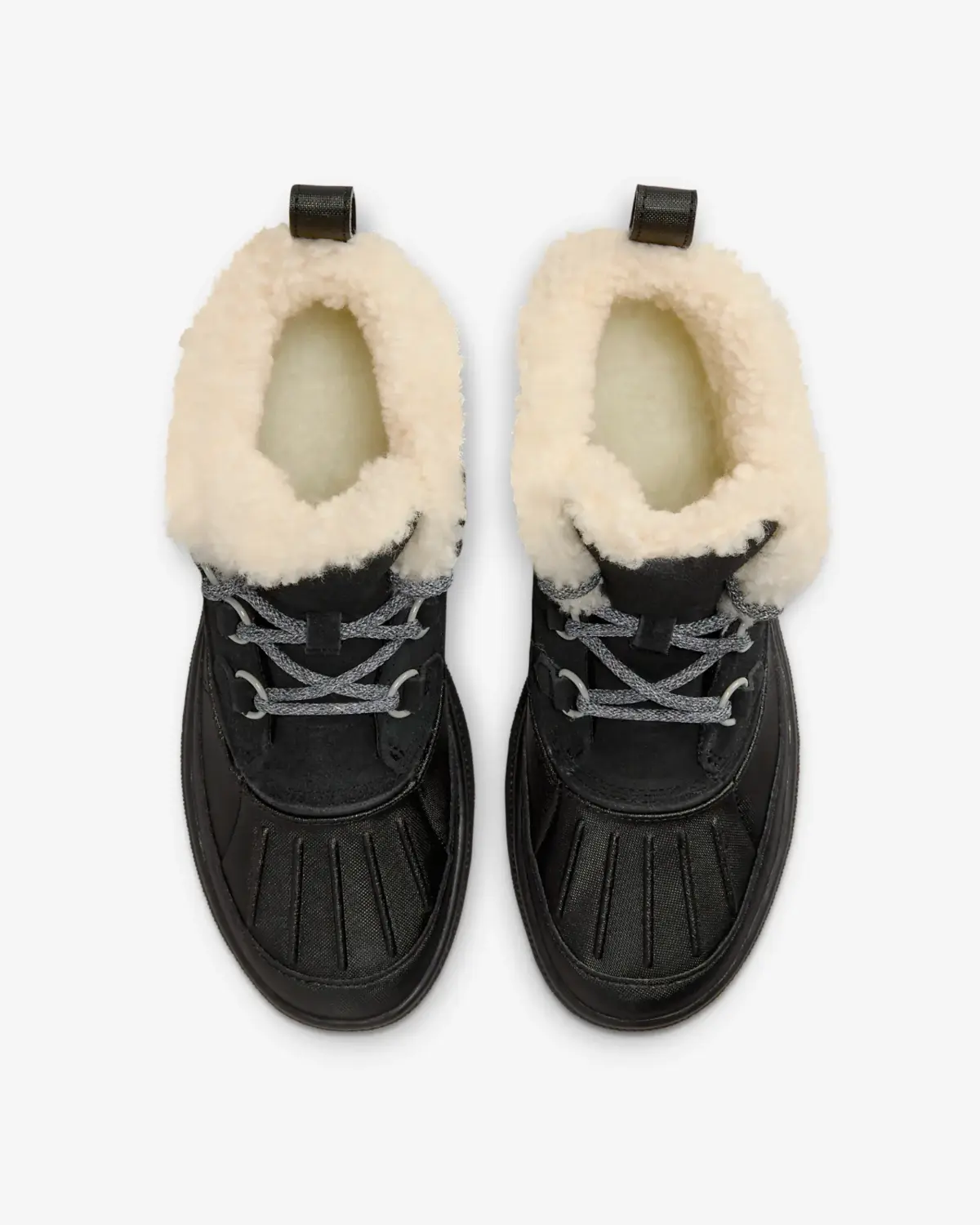 Nike Woodside Chukka 2 537345-001 Женские США 6 Черные Искусственный мех Ботильоны RHS2132 — фото 4