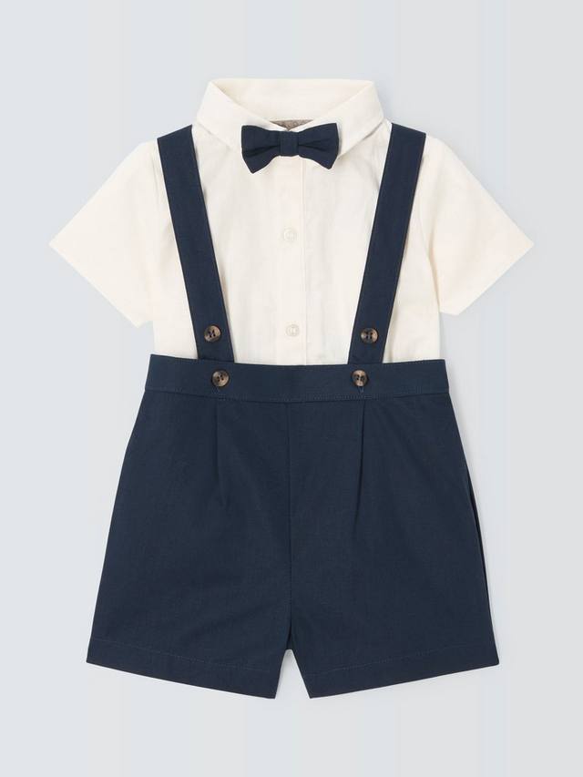 

Детское боди John Lewis Heirloom Collection, темно-синий