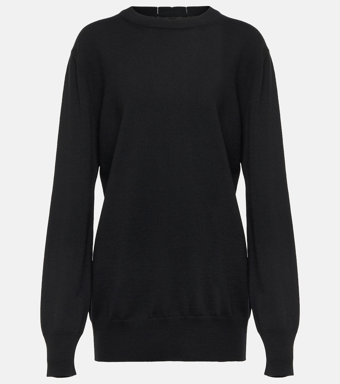

Шерстяной свитер Jil Sander, черный