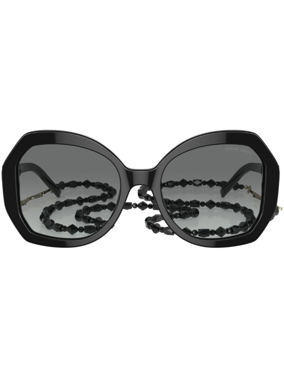 

Giorgio Armani солнцезащитные очки с затемненными линзами, черный