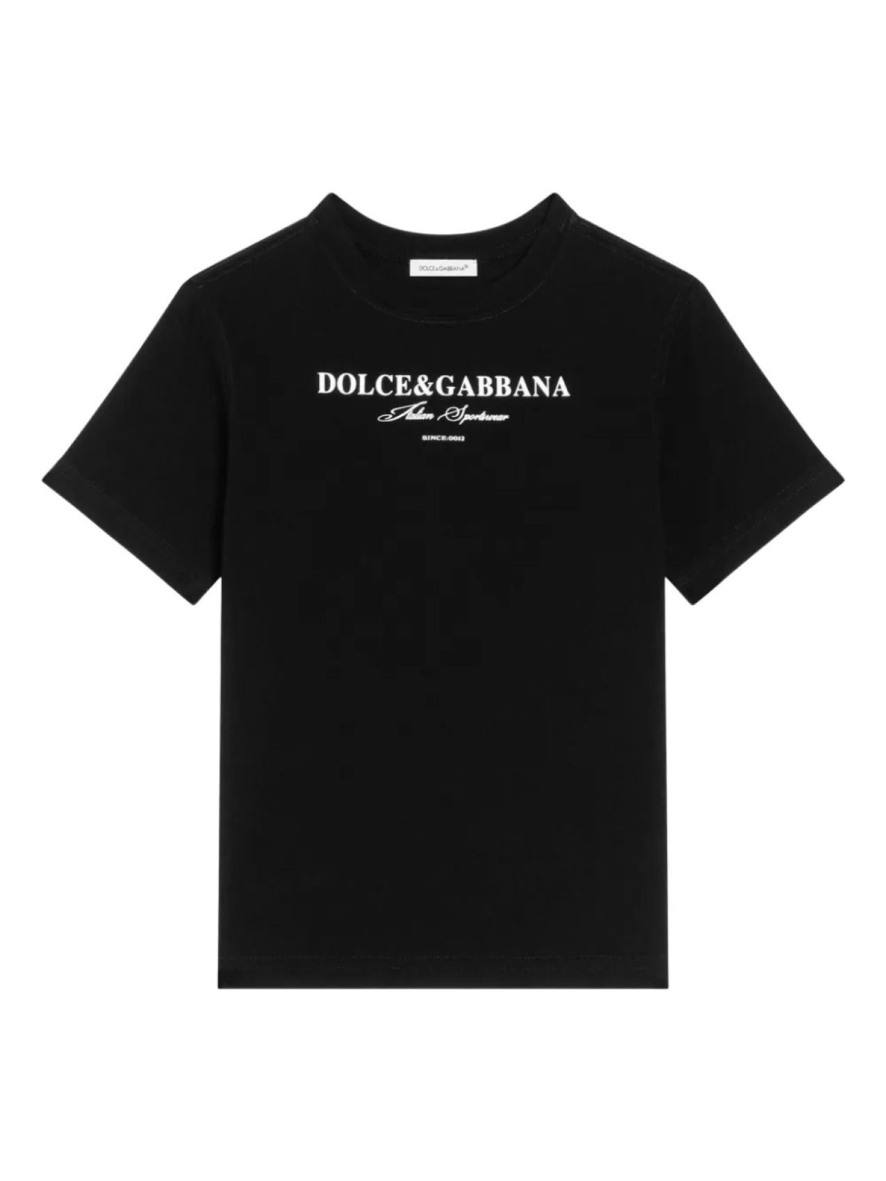 

Dolce & Gabbana Kids хлопковая футболка, черный