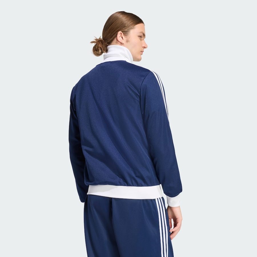 Толстовка с капюшоном на молнии ADIDAS ORIGINALS Classic, темно-синий — фото 3