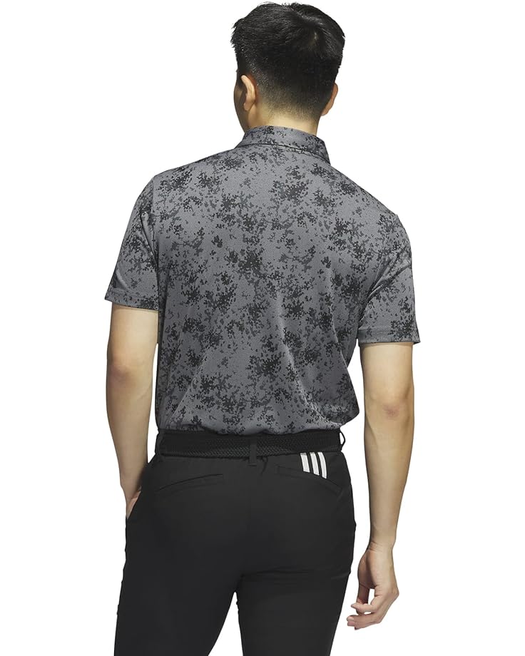 

Поло Adidas Burst Jacquard Polo Shirt, черный