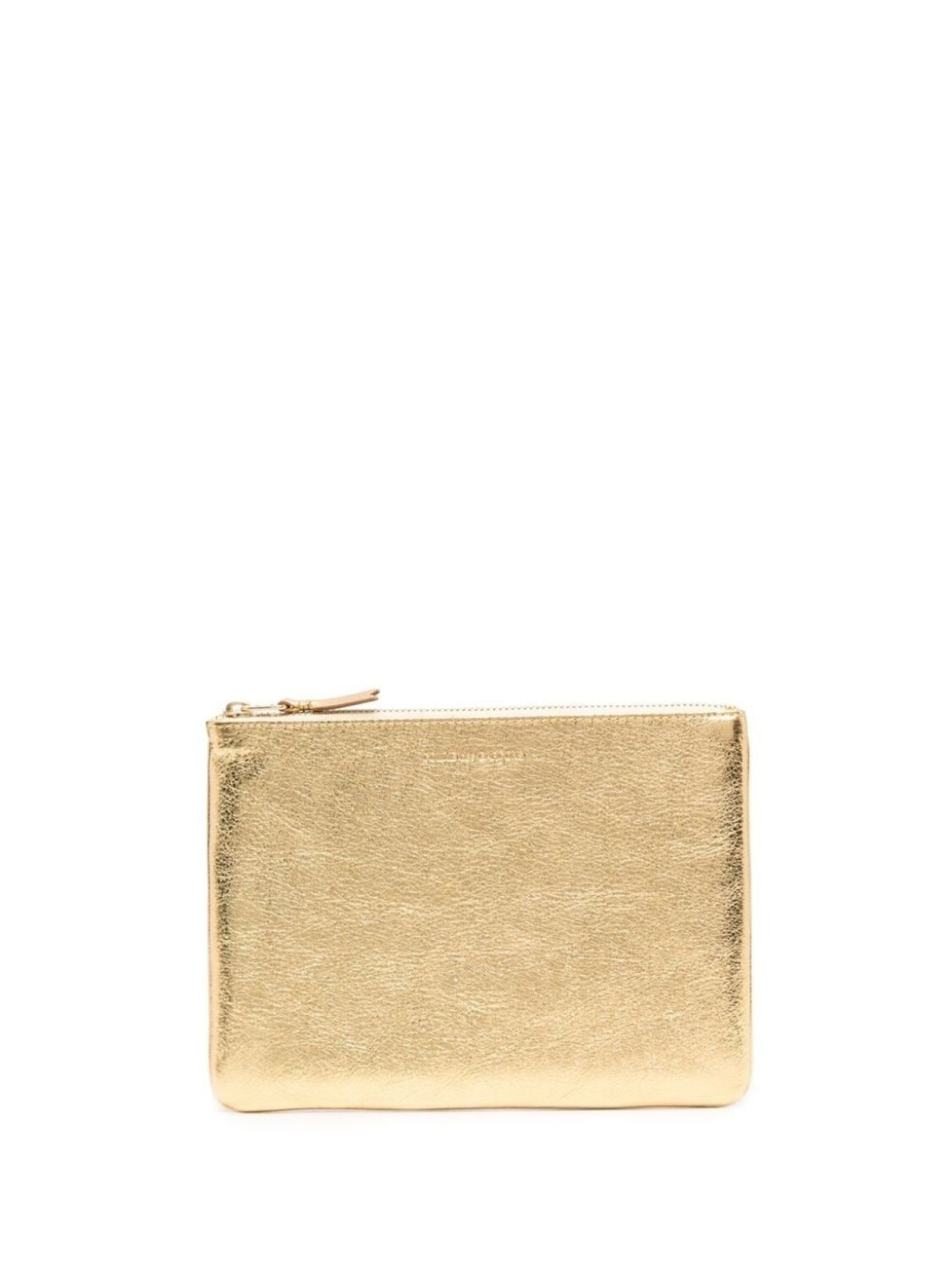 

Comme Des Garçons Wallet клатч с тисненым логотипом, золотистый
