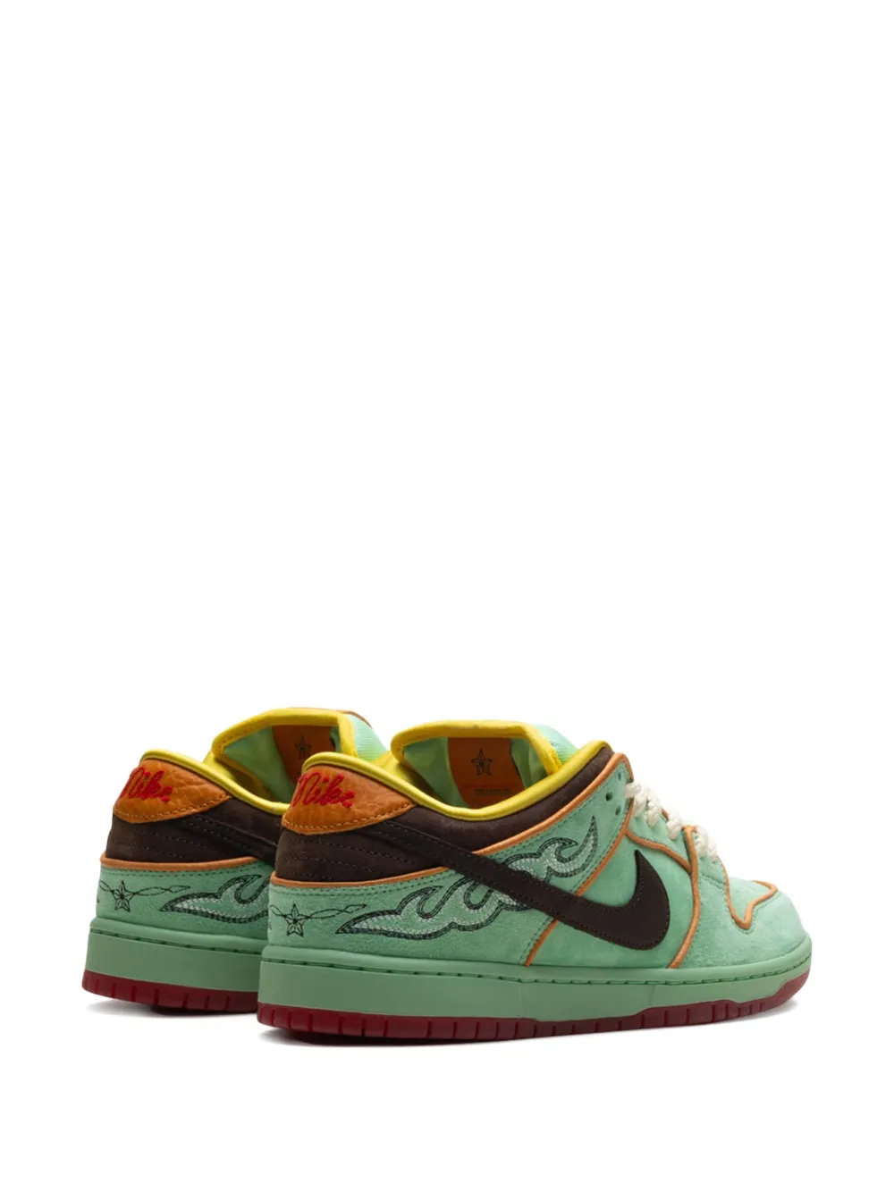 Кроссовки Dunk Low Tourmaline из коллаборации с BHM Nike, зеленый — фото 3