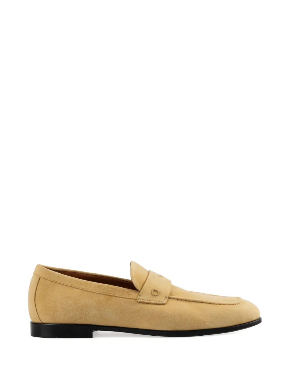 Замшевые пенни-лоферы Ferragamo, бежевый