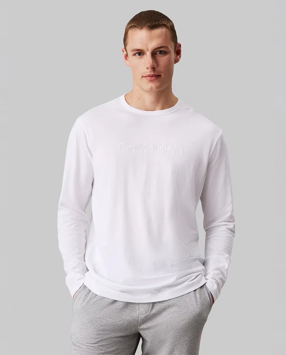 

Футболка с длинным рукавом для жизни дома Calvin Klein, белый