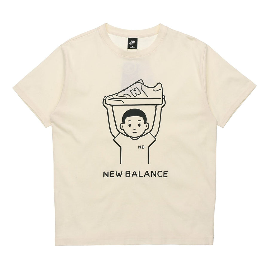

Футболка New Balance x Noritake Unisex Co-branded Fun Pattern Ivory, слоновая кость